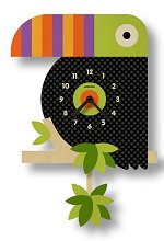 Toucan Pendulum Wall<br>Clock by Modern Moose